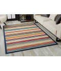 Kas Calla 6927 Ivory/Multi Stripes Area Rug 5'3" x 7'