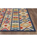 Kas Calla 6928 Ivory/Multi Aztec Area Rug 6'7" x 9'