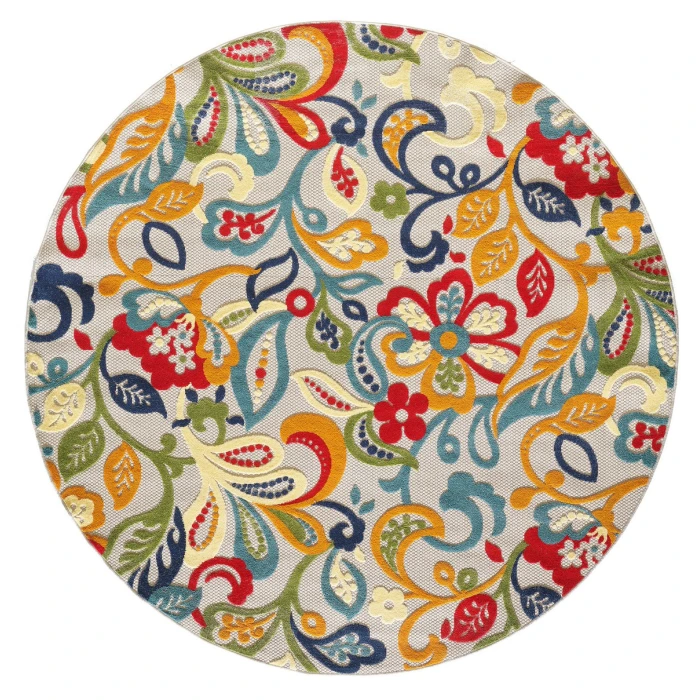 Kas Calla 6929 Ivory/Multi Leila Area Rug 7'10" x 9'10"