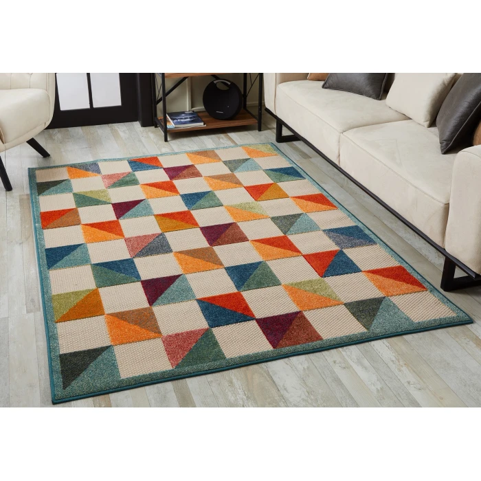 Kas Calla 6930 Ivory/Multi Scope Area Rug 3'3" x 4'11"