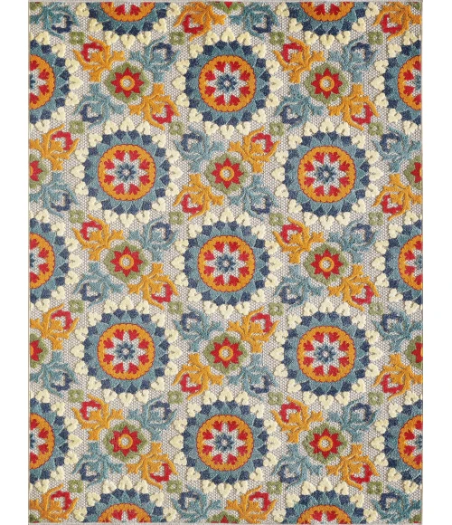 Kas Calla 6931 Ivory/Multi Manor Area Rug 7'10" x 9'10"