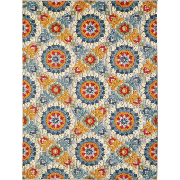 Kas Calla 6931 Ivory/Multi Manor Area Rug 2'2" x 4'