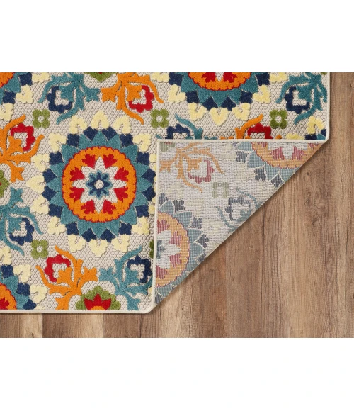 Kas Calla 6931 Ivory/Multi Manor Area Rug 7'10" x 9'10"