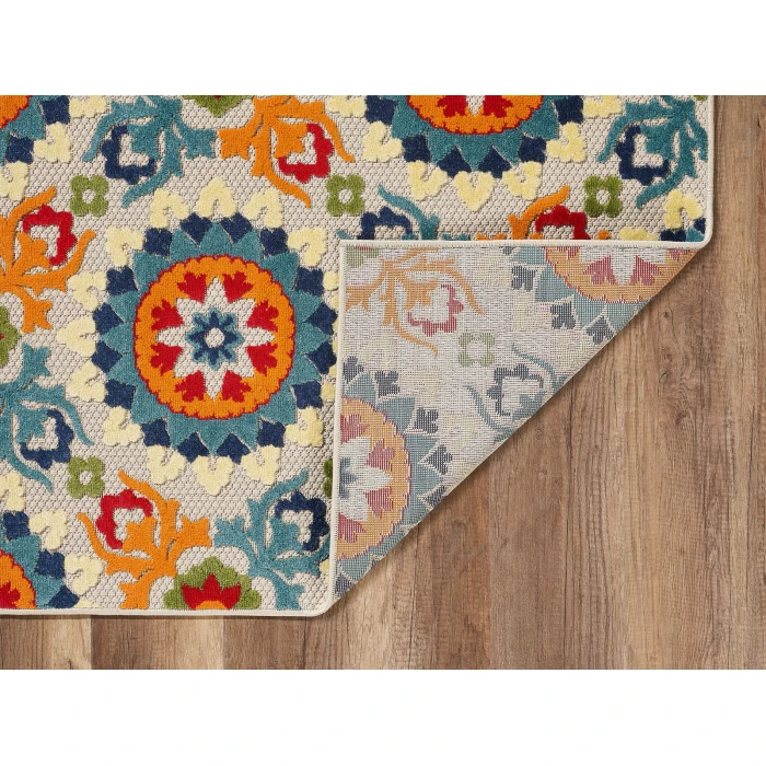 Kas Calla 6931 Ivory/Multi Manor Area Rug 2'2" x 4'