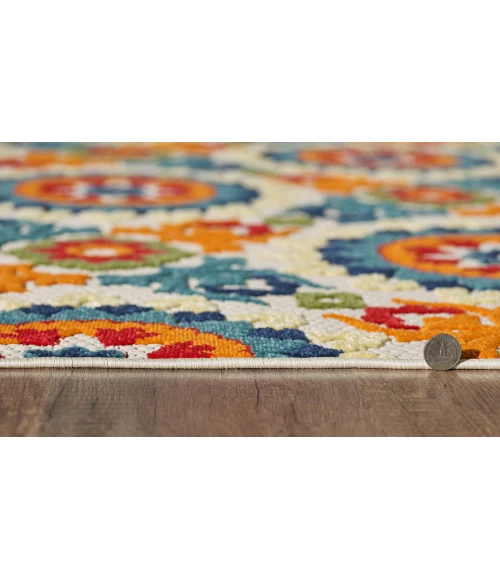 Kas Calla 6931 Ivory/Multi Manor Area Rug 7'10" x 9'10"