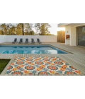 Kas Calla 6931 Ivory/Multi Manor Area Rug 7'10" x 9'10"
