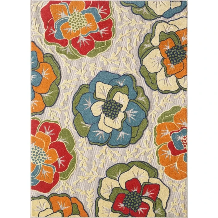 Kas Calla 6936 Ivory Flora Area Rug