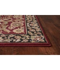 Kas Cambridge 7301 Red/Black Kashan Area Rug 3'3" x 4'11"
