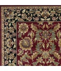 Kas Cambridge 7301 Red/Black Kashan Area Rug 3'3" x 4'11"