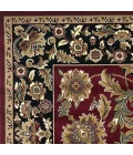Kas Cambridge 7301 Red/Black Kashan Area Rug 3'3" x 4'11"