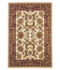 Kas Cambridge 7303 Ivory/Red Kashan Area Rug 7'7" Round