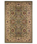 Kas Cambridge 7304 Green/Taupe Kashan Area Rug 2'3" x 3'3"