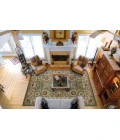 Kas Cambridge 7304 Green/Taupe Kashan Area Rug 2'3" x 3'3"