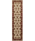 Kas Cambridge 7312 Ivory/Red Kashan Area Rug 7'7" Round