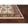 Kas Cambridge 7312 Ivory/Red Kashan Area Rug 2'2" x 7'11" Runner
