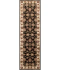 Kas Cambridge 7313 Black/Ivory Kashan Area Rug 2'2" x 7'11" Runner