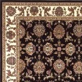 Kas Cambridge 7313 Black/Ivory Kashan Area Rug 2'2" x 7'11" Runner