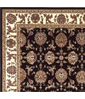 Kas Cambridge 7313 Black/Ivory Kashan Area Rug 2'2" x 7'11" Runner