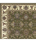 Kas Cambridge 7314 Green/Ivory Kashan Area Rug 7'7" Round