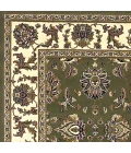 Kas Cambridge 7314 Green/Ivory Kashan Area Rug 7'7" Round