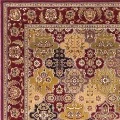 Kas Cambridge 7325 Red Kashan Panel Area Rug 2'2" x 7'11" Runner