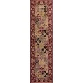 Kas Cambridge 7325 Red Kashan Panel Area Rug 2'2" x 7'11" Runner