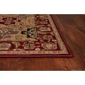 Kas Cambridge 7325 Red Kashan Panel Area Rug 2'2" x 7'11" Runner