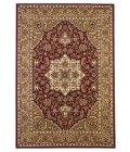 Kas Cambridge 7326 Red/Beige Kashan Medallion Area Rug 3'3" x 4'11"