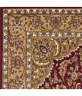 Kas Cambridge 7326 Red/Beige Kashan Medallion Area Rug 3'3" x 4'11"