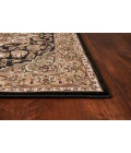 Kas Cambridge 7327 Black/Beige Kashan Medallion Area Rug 3'3" x 4'11"