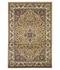 Kas Cambridge 7328 Beige/Ivory Kashan Medallion Area Rug 7'7" Round