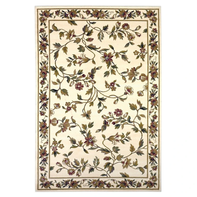 Kas Cambridge 7331 Ivory Floral Vine Area Rug 2'2" x 7'11" Runner