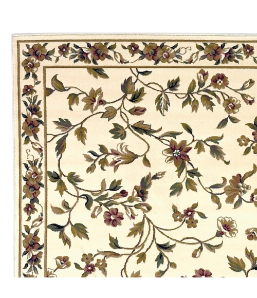 Kas Cambridge 7331 Ivory Floral Vine Area Rug 2'3" x 3'3"