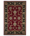 Kas Cambridge 7342 Red/Black Bijar Area Rug 20" x 31"