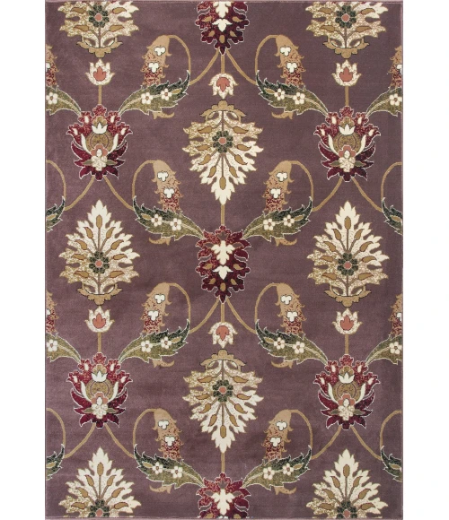 Kas Cambridge 7363 Plum Palazzo Area Rug 7'7" Octagon