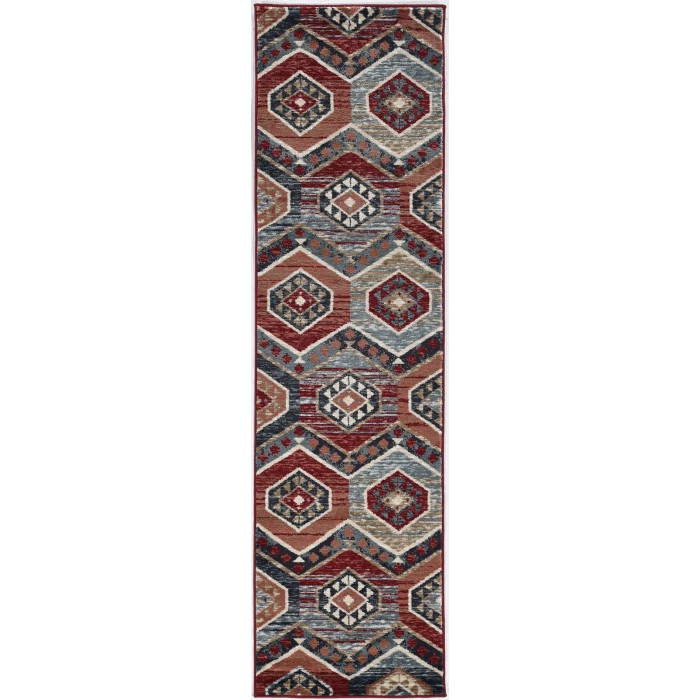 Kas Chester 5630 Red Artisan Area Rug 2' x 7'7" Runner