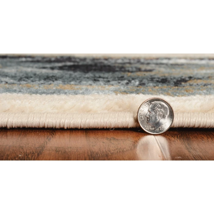 Kas Chester 5634 Ivory/Blue Montana Area Rug 2' x 7'7" Runner