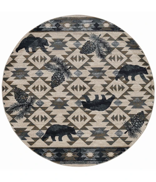 Kas Chester 5634 Ivory/Blue Montana Area Rug 7'10" x 9'10"