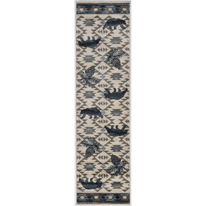 Kas Chester 5634 Ivory/Blue Montana Area Rug 2' x 7'7" Runner