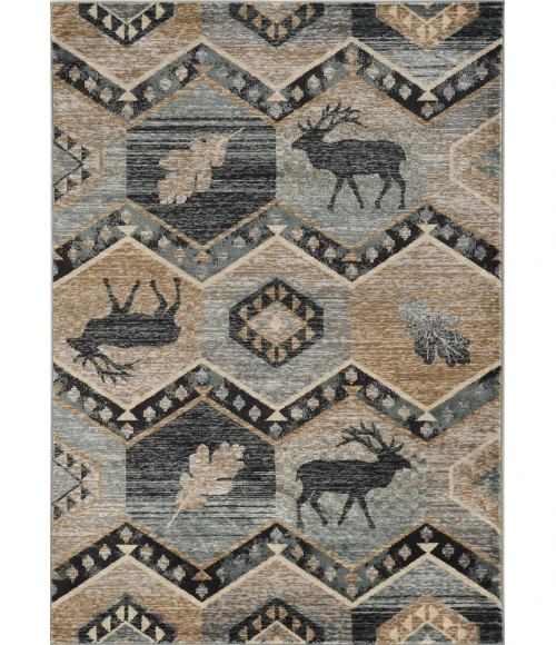 Kas Chester 5637 Seafoam Woodlands Area Rug 2' x 7'7" Runner