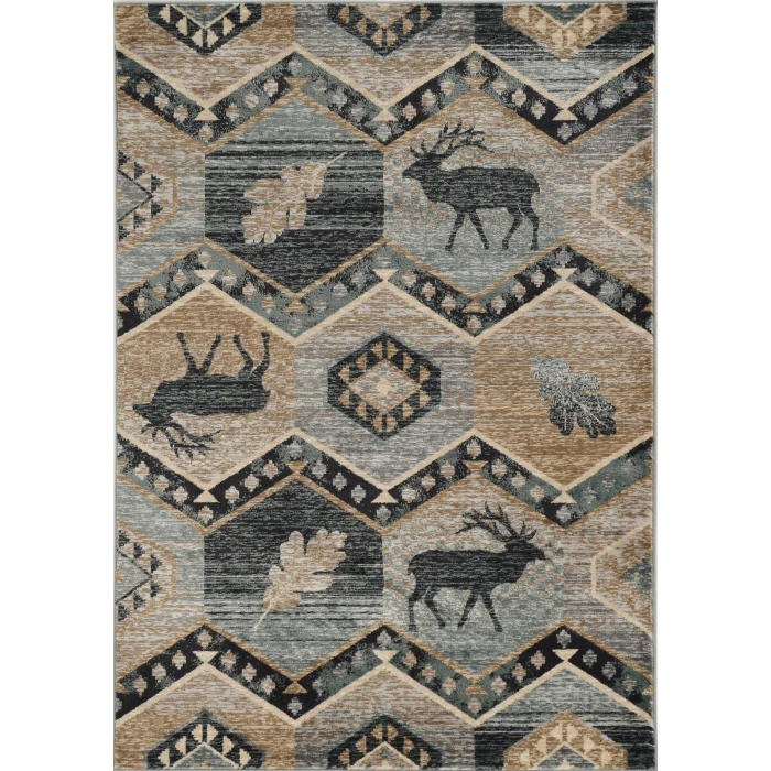 Kas Chester 5637 Seafoam Woodlands Area Rug 2' x 7'7" Runner