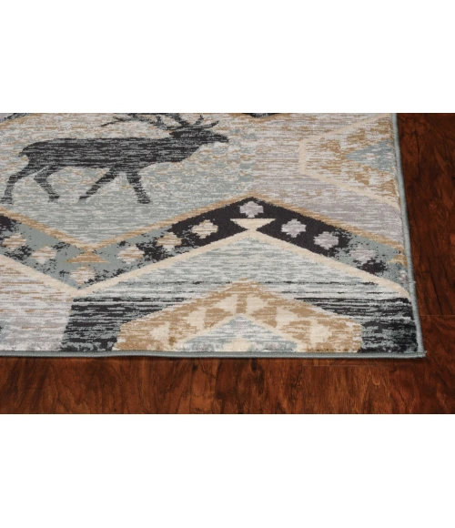 Kas Chester 5637 Seafoam Woodlands Area Rug 2' x 7'7" Runner
