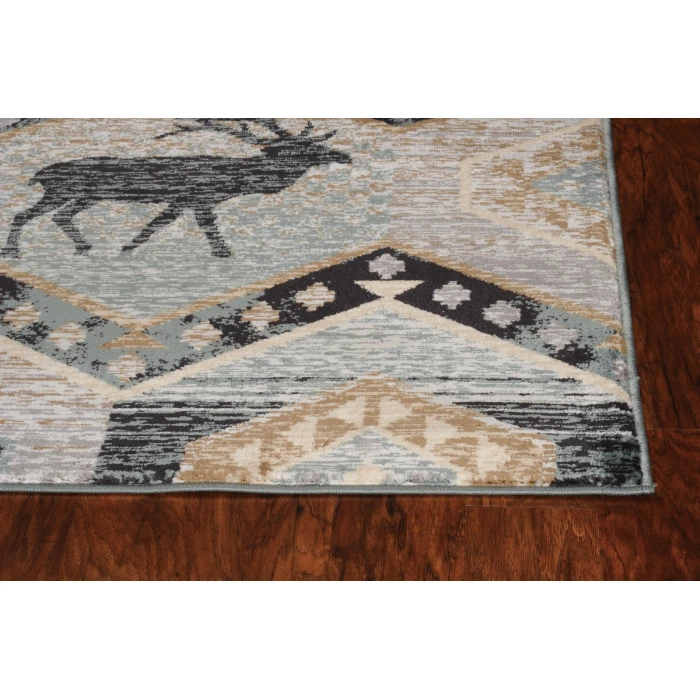 Kas Chester 5637 Seafoam Woodlands Area Rug 2' x 7'7" Runner