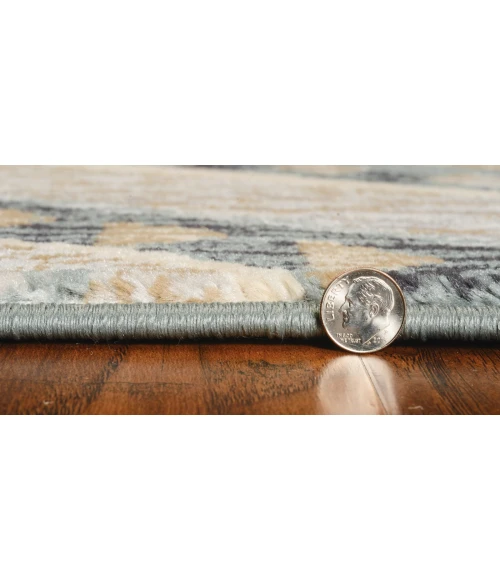 Kas Chester 5637 Seafoam Woodlands Area Rug 2' x 7'7" Runner