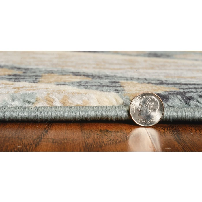 Kas Chester 5637 Seafoam Woodlands Area Rug 2' x 7'7" Runner