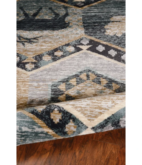 Kas Chester 5637 Seafoam Woodlands Area Rug 2' x 7'7" Runner