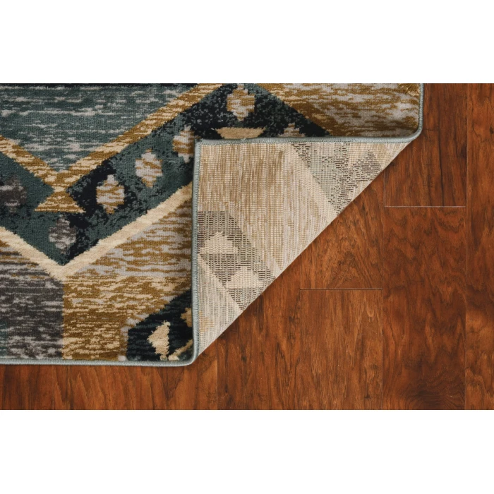 Kas Chester 5637 Seafoam Woodlands Area Rug 2' x 7'7" Runner