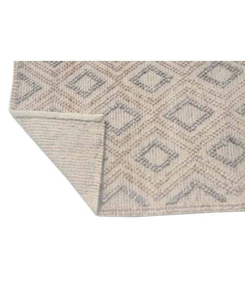 Kas Chloe 7722 Natural Grey Diamond Area Rug 9' x 13'