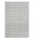 Kas Chloe 7723 Ivory Grey Trellis Area Rug 9' x 13'