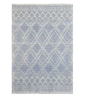 Kas Chloe 7724 Blue Ivory Geo Area Rug 5' x 7'